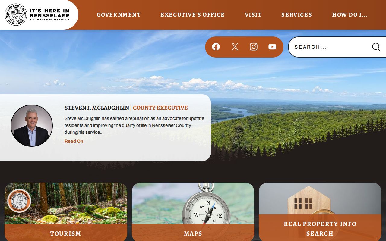 Rensselaer County criminal history government directory