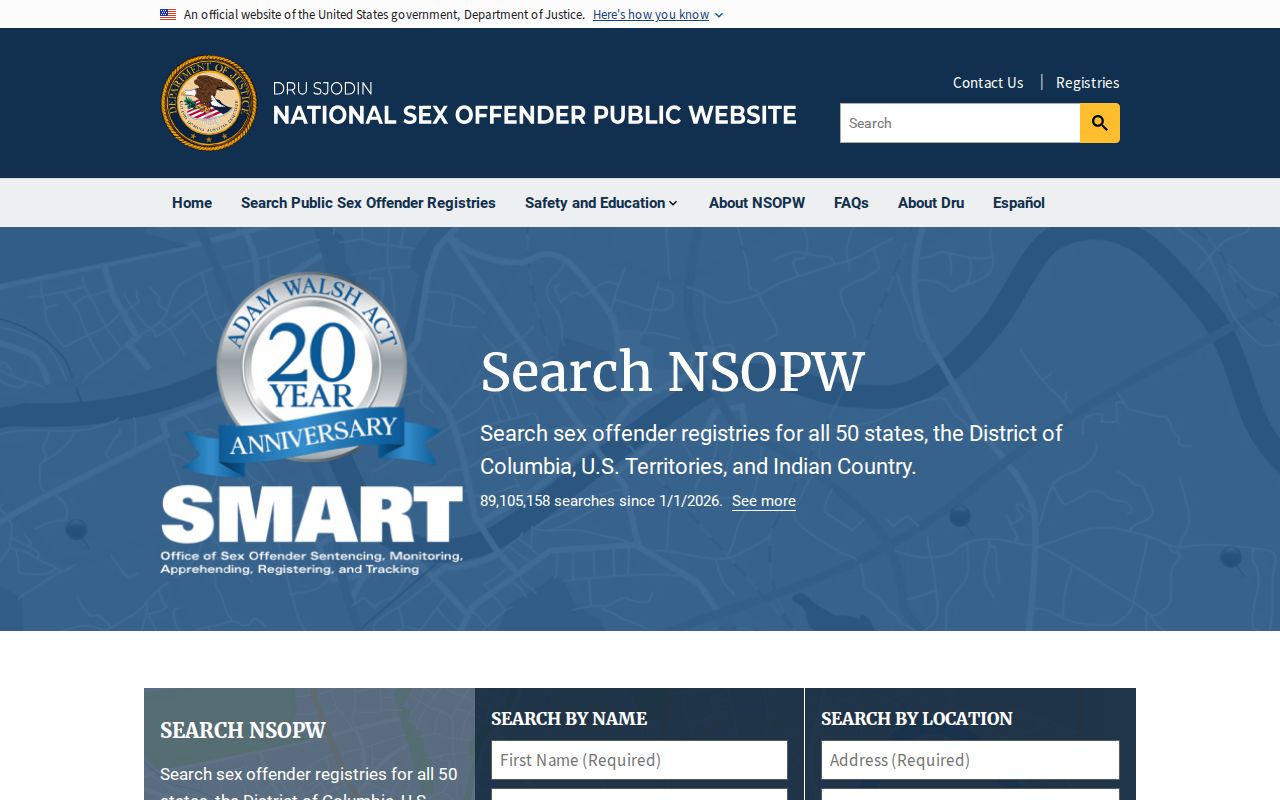 Rensselaer County sex offender records through the national registry search